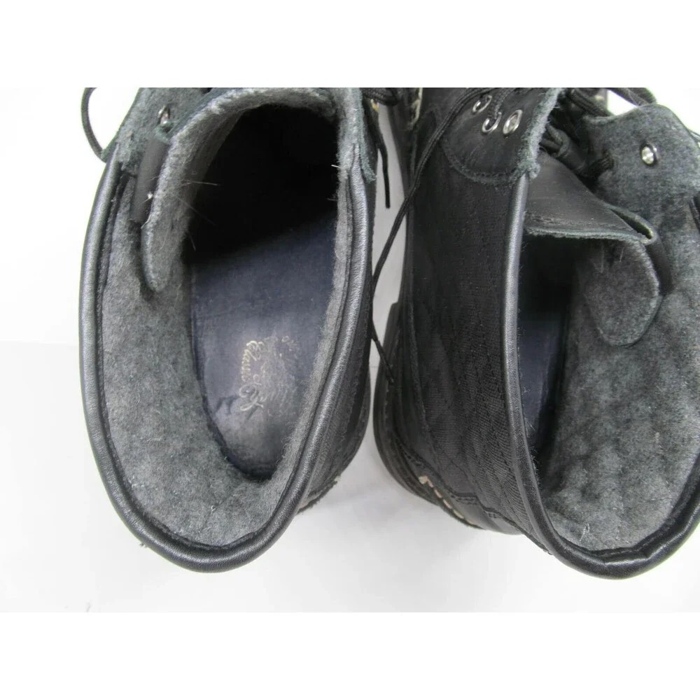 Cole Haan Maine Pinch Mens Black Leather Quilted Ankle Boots US 10 M